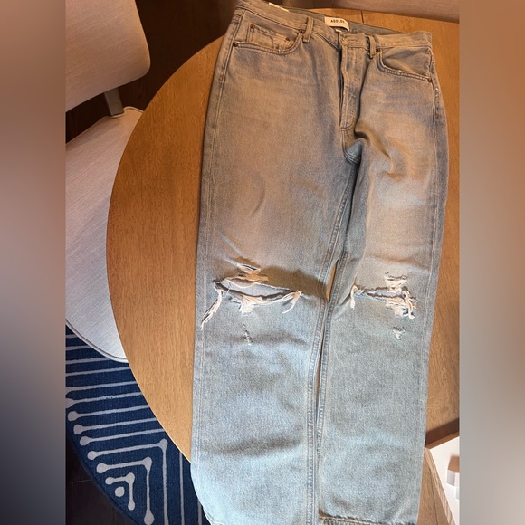 Agolde Riley High Rise Straight Crop - Picture 6 of 6